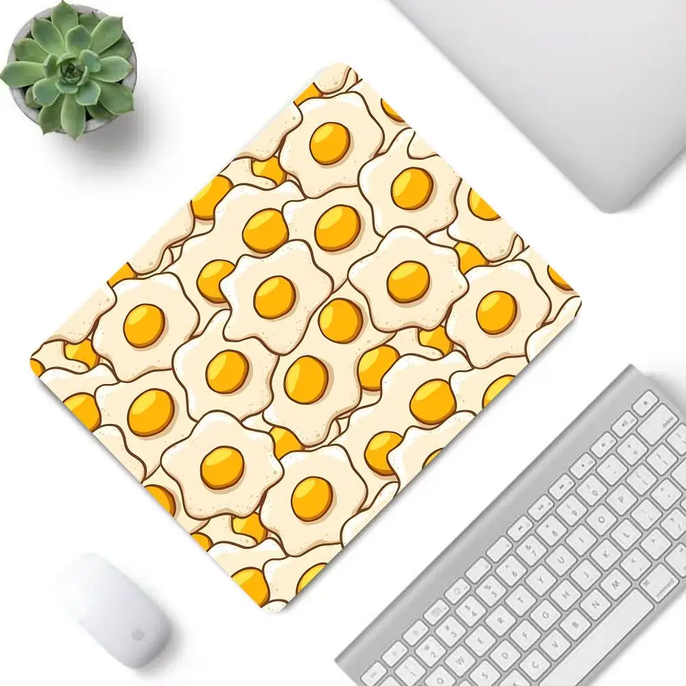 

Fired Eggs Mouse Pad Mouse Pad For Small Size Gaming Mouse Pad Gamer Company Keyboard Mouse Mats Carpet Computer Desk Mats