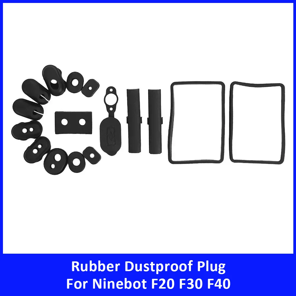 

Silicone Dust Plug Kit for Ninebot F20 F25 F30 F40 Battery Protection Ring Charging Port Cover Crossbar Plug Forehead Gasket
