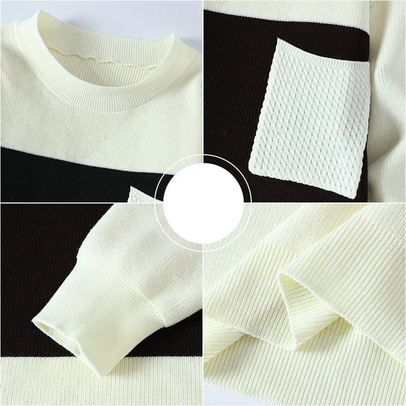 سترة للرجال ملابس للرجال قميص رجالي بلوفرات ربيعية ملابس خروج غير رسمية متماسكة موضة الخريف Hombre دافئ متين ذكر