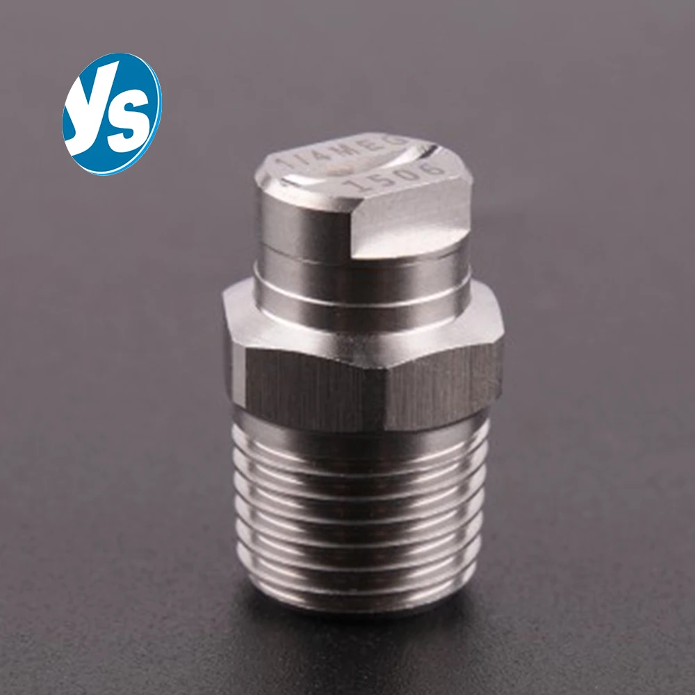 

1/4" MEG Stainless Steel High Pressure Nozzle - 0-65° Adjustable Fan Spray for Street/Car Washing Multiple Models Available