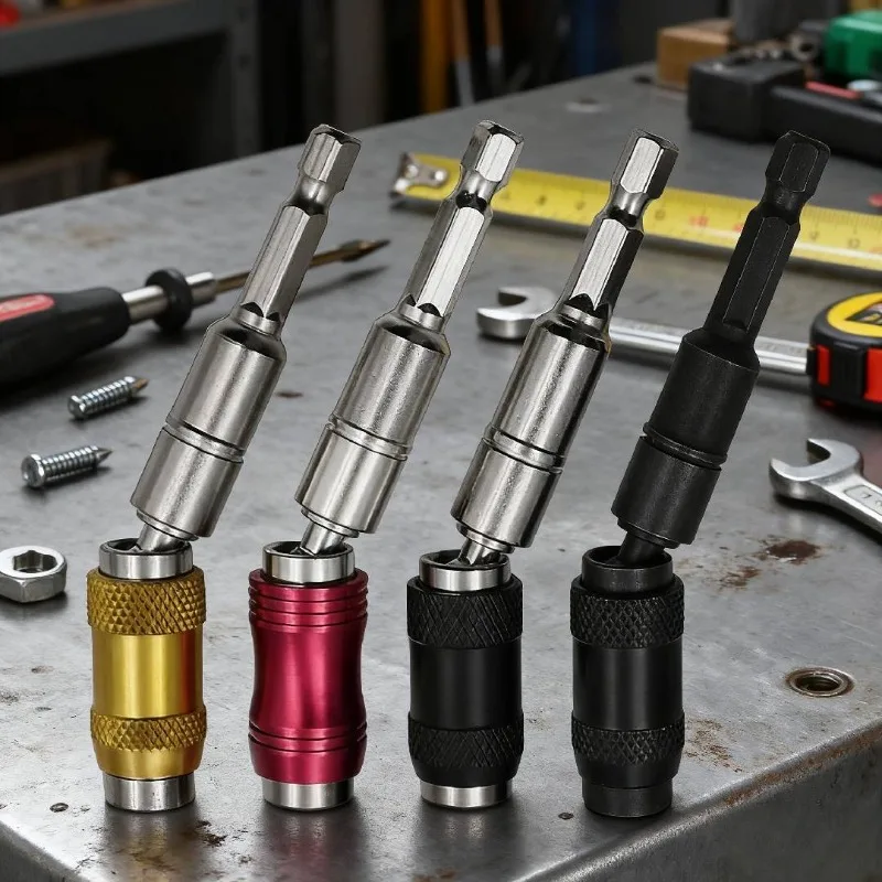 Magnetic Ring Screwdriver Bits Drill Hand Tools Quick Change Extension Rod Holder Guide Screwdriver Set