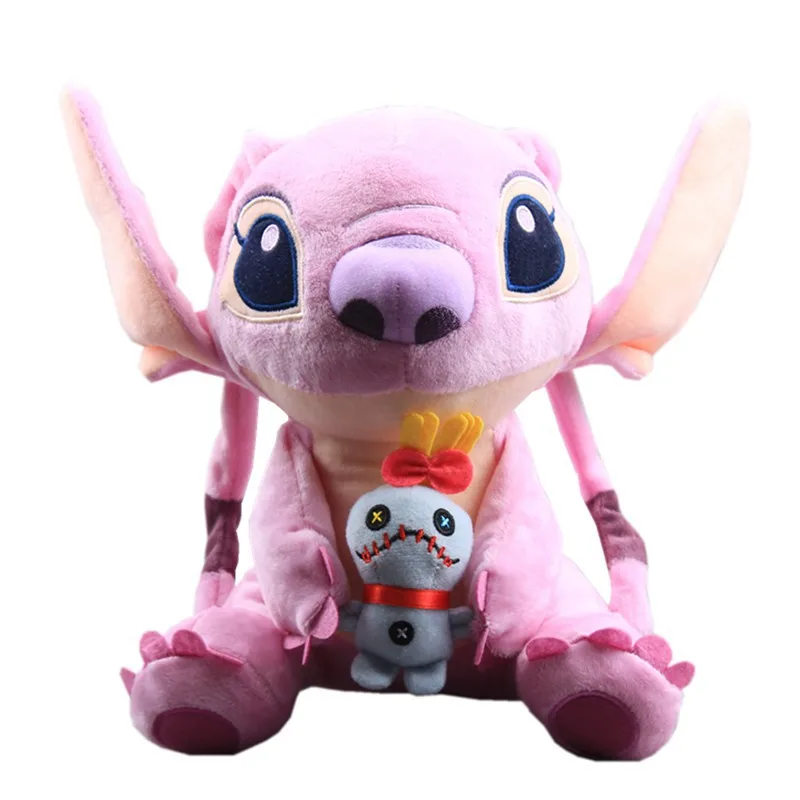 Disney Stitch-muñeco de peluche de Lilo & Stitch para niños, muñeco de peluche de Anime, regalo de cumpleaños