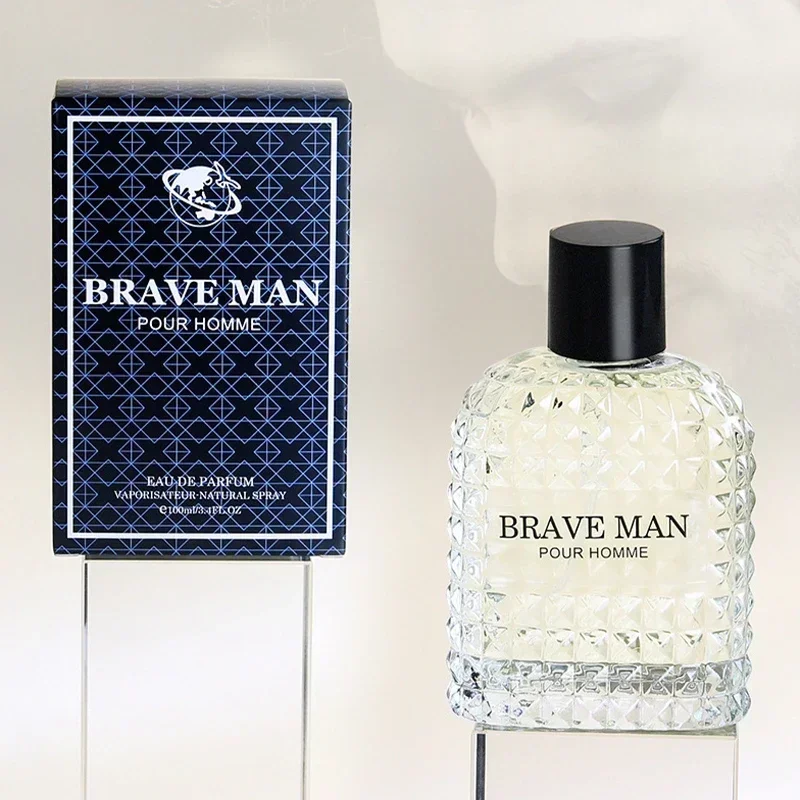 100ML Brave Man Wolf Smoke Perfume Charming Cologne Długotrwały zapach Tender Woody Scent Floral Oriental Note Eau De Parfum