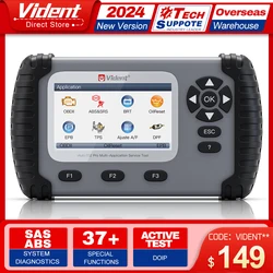 VIDENT iAuto702 Pro OBDII Car Scanner ABS SRS System 39 Special Function ECU Coding Bi-direction Control  Lifetime Free Update