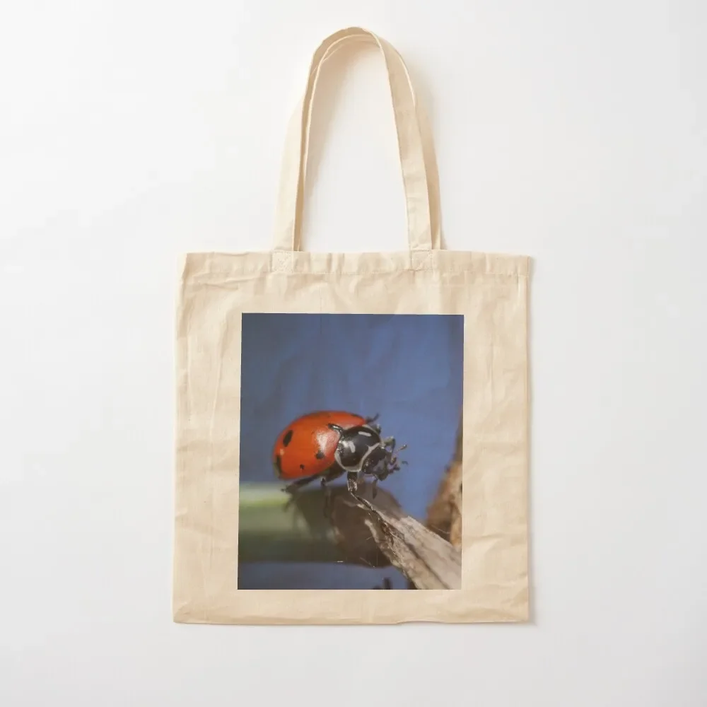 

ladybug on stem Tote Bag sac pour femme hand bag ladies Tote Bag