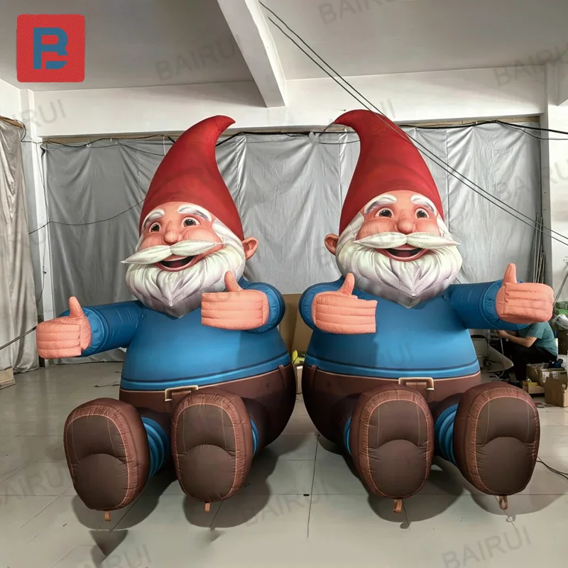 Inflatable Santa Claus, with blower, festival outdoor decoration, annual inflatable mascot