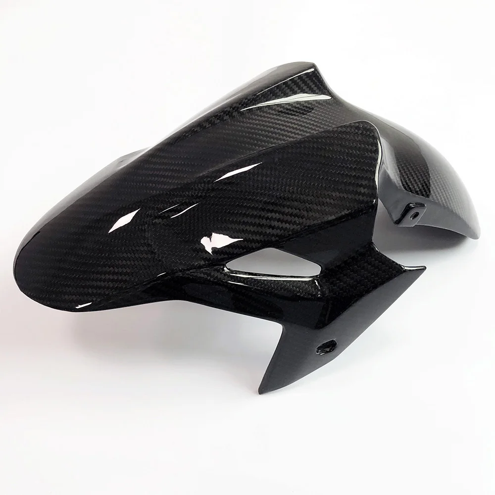 Dry Carbon Fiber For KAWASAKI NINJA400 2018+ EX400 Ninja250 2018 2019-23 Front Fender Front Mudguard Splash Dust Mud Guard