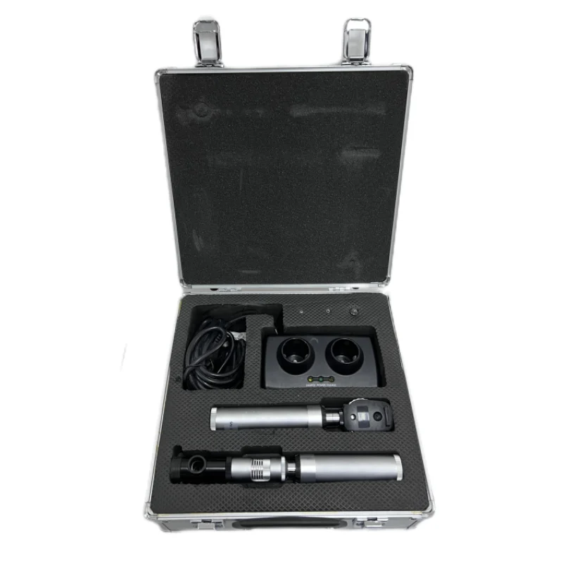 YZ24B+YZ11D Set Ophthalmoscope and Retinoscope Set Veterinary Ophthalmoscope Ophthalmology Diagnostic