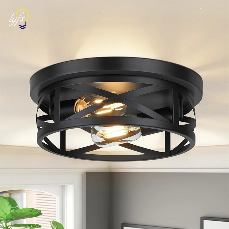 

Modern LED Ceiling Light Interior Lighting Fixture Corridor Kitchen Bedroom Living Room For Home Decoration Retro Ceiling Lamps