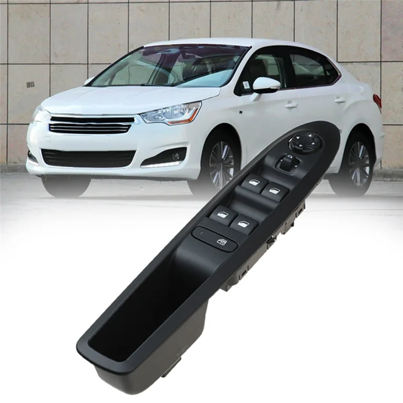 

98009290ZD Power Window Mirror Glass Lifter Control Switch With Folding Accessories For Citroen C4L C4 2013-16 408 308S