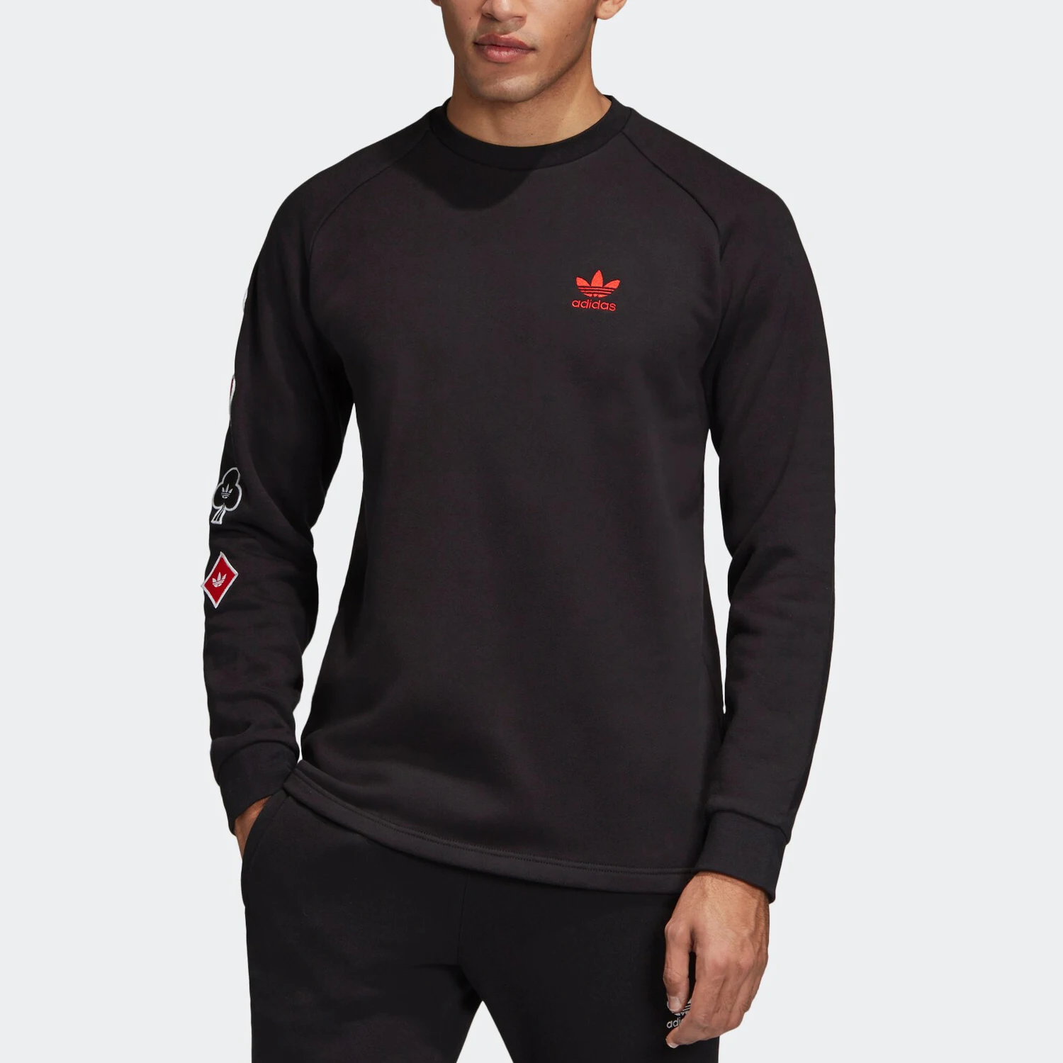 

Мужская толстовка Adidas Authentic Trefoil V DAY SWEAT CRW