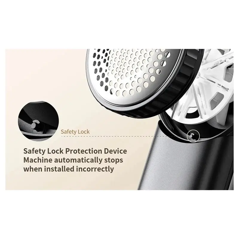 ABBK-Portable Electric Lint Remover Rechargeable Fabric Shaver For Sweaters Coat Hair Ball Trimmer Clothes Lint Machine