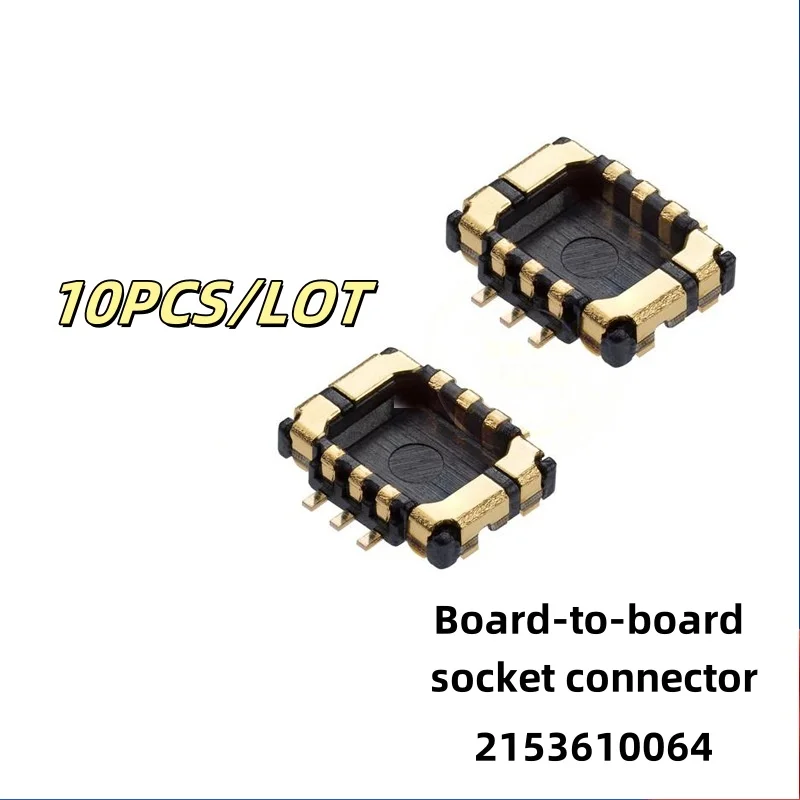 10PCS/LOT 2153610064 215361-0064 02153610064 6PIN P=0.35mm Board-to-board socket connector New Original