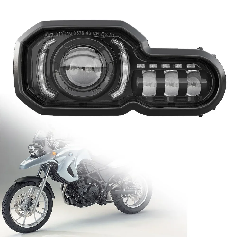 Motorcycle Accessories for Faro BMW F800GS Led Headlight Conversion Kit for BMW F700GS F650GS F800GS Adventure 2013-2018