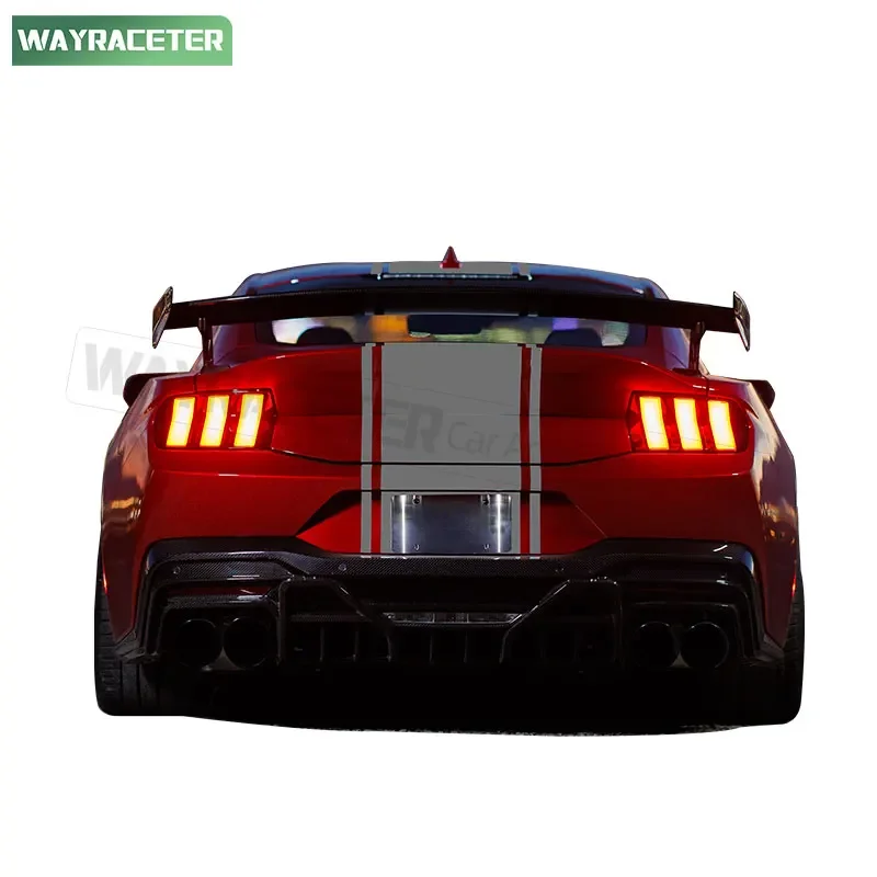 Hood Bonnet Stripes Sticker Roof Trunk Body Graphics Vinyl Decal For 2024 Shelby GT Dark Horse 2025 Accessories