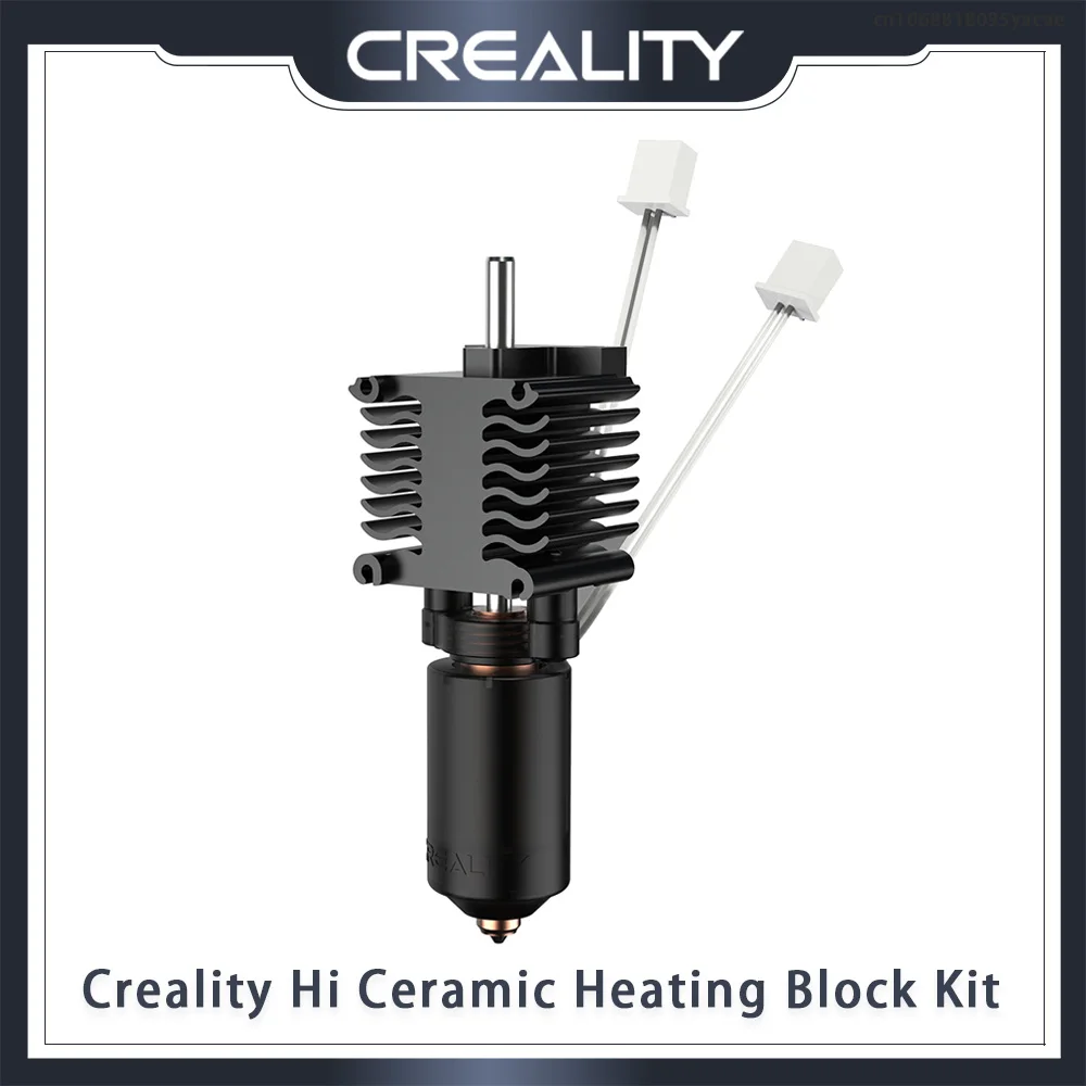 

Комплект керамического нагревательного блока Creality Hi, быстросменная насадка 300 ℃ Высокая термостойкость для деталей 3D-принтера Creality Hi