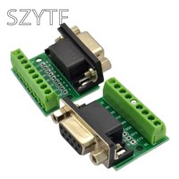 DB9 Male and Female Connector Adapter Screw Terminal 9-Pin 9-Hole RS232 RS485 Conversion Board