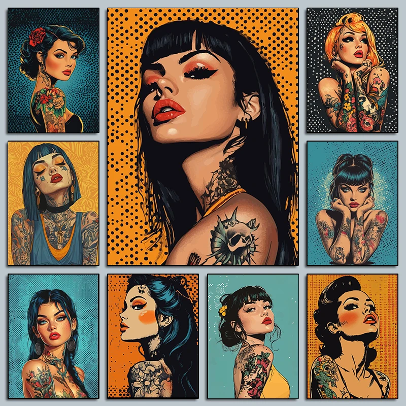 Vintage Tattooed La… - image
