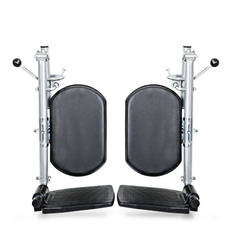 1 pair Wheelchair accessories, full leg foot support pedal accessories, straight lleg protection foot rest