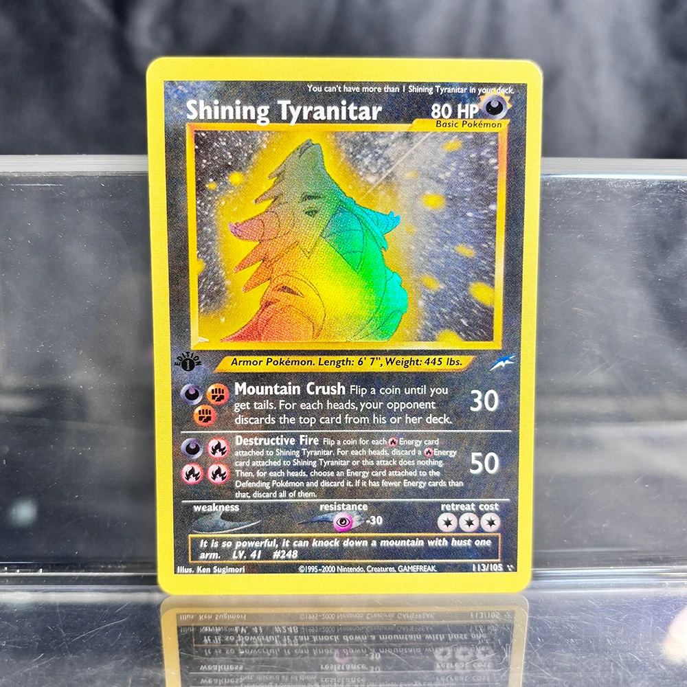 Holografische PKM-Einzelkarten Charizard EX Pikachu 1. Auflage Neo Mewtwo PTCG Proxy Cards Collection Kampfkarten Spielzeug Geschenke