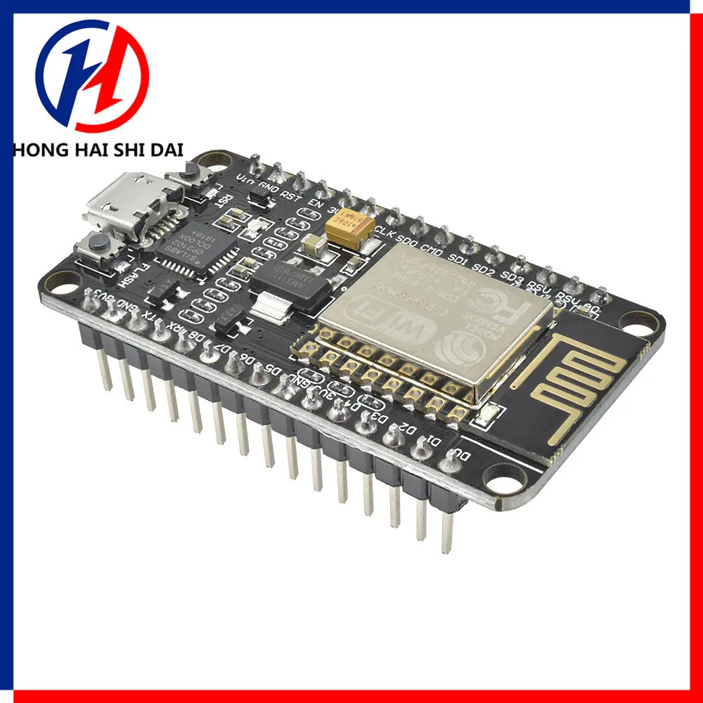 Nodemcu WiFi Development Board, Wireless Expansion Module, Micro USB Port, V2, ESP8266, ESP-12E, ESP 12E, CP2102