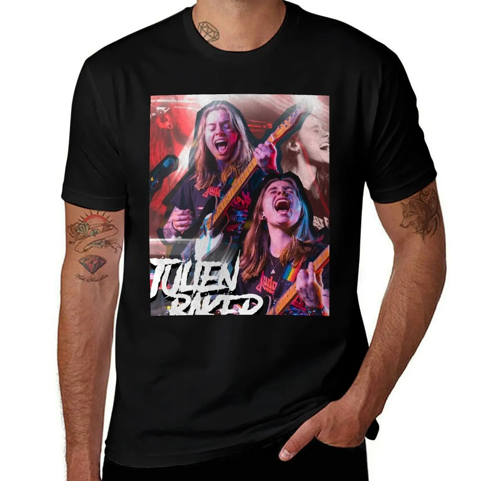 Julien Baker MEGA Poster T-Shirt Athletic Quick Dry for Men T-Shirt