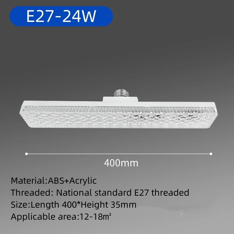 Imagem -04 - Lâmpada Led Super Bright Strip E2718w Lâmpada do Teto do Parafuso 24w Brilho de Alta Potência do Agregado Familiar Luz Longa do Bulbo de Cristal