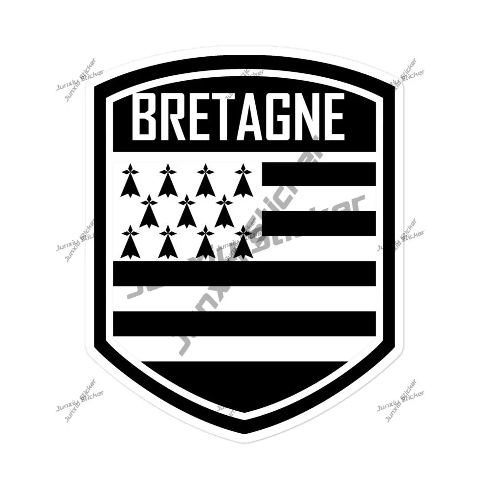 

Personality Bretagne France Flag Emblem Stickers Durable High Quality Vinyl Waterproof Exterior Decal Accessories Jdm Decal Pvc