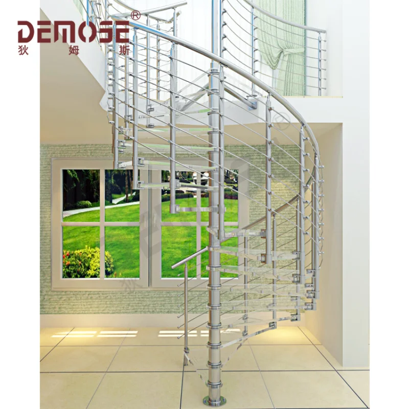 Custom.modern prefabricated stairs small stainless steel staircase