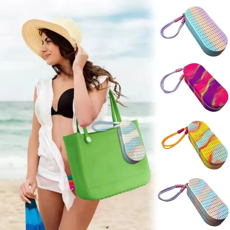 

Silicone Swimming Goggle Case Protective Storage Box With Drain Hole Large Capacity Drop Proof Scratch Resistant Portable