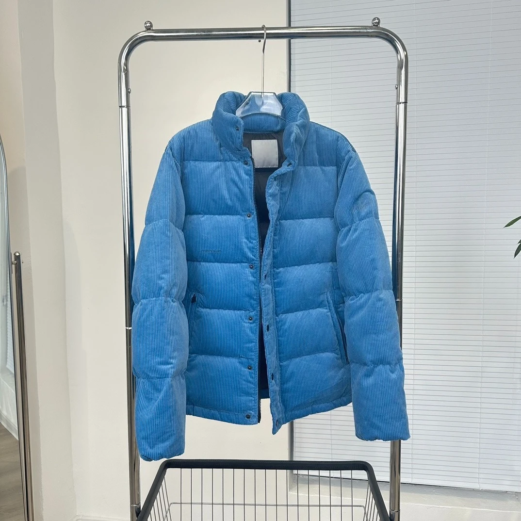 الشتاء النساء الملابس الفاخرة الوقوف طوق الدافئة أسفل سترة مصمم الأبيض أوزة أسفل سترة عادية قصيرة العلامة التجارية النساء أبلى