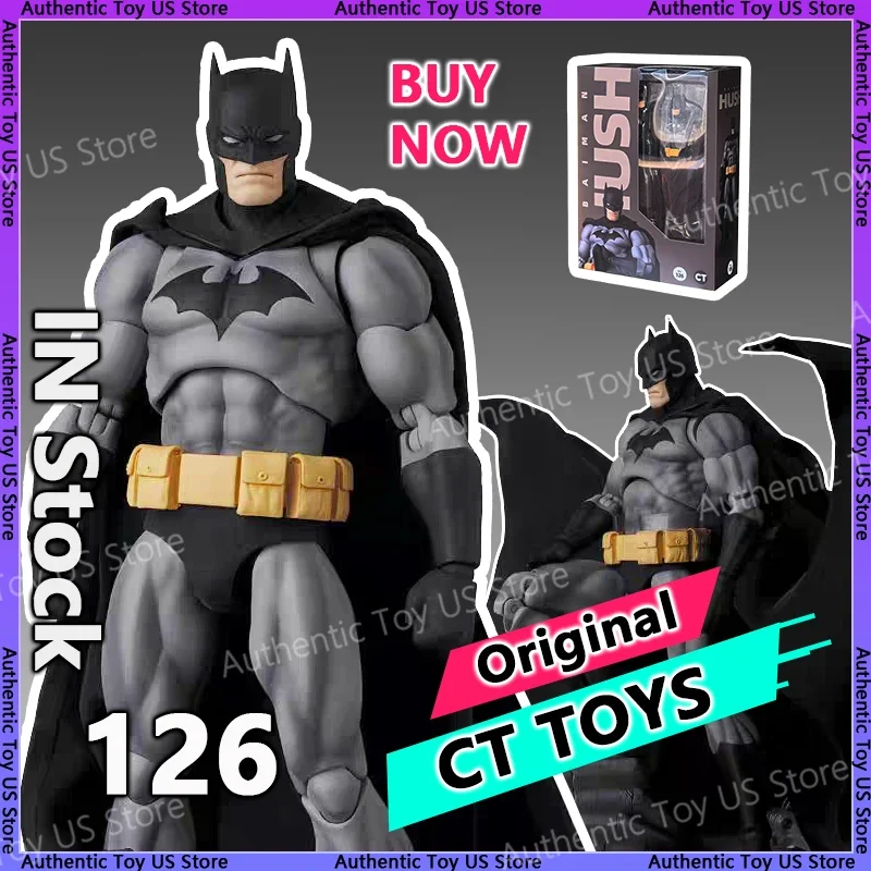 ของเล่นใหม่ปี 2025 ฟิกเกอร์แบทแมน CT Toys แบทแมน Mafex 126 แอคชั่นฟิกเกอร์ ดีซี จัสติซลีก ฮัช ฟิกเกอร์ ดิ ดาร์คไนท์ คอลเลคชั่น ของเล่นเด็ก