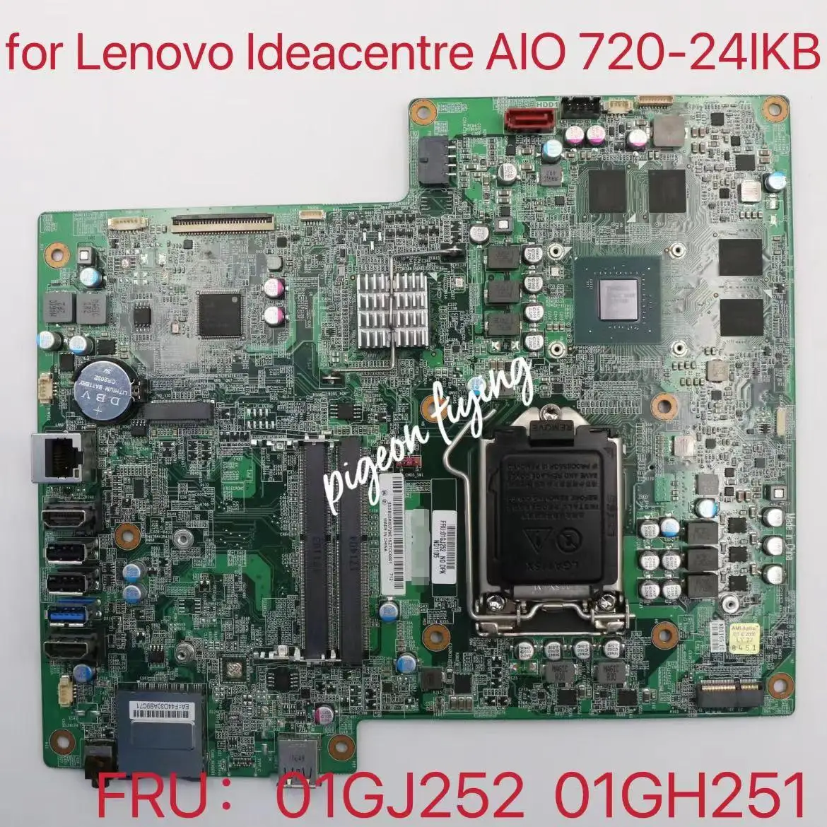 for Lenovo Ideacentre AIO 720-24IKB All-in-One Motherboard GTX960A 2G FHD  DPK FRU:01GJ251 01GJ252