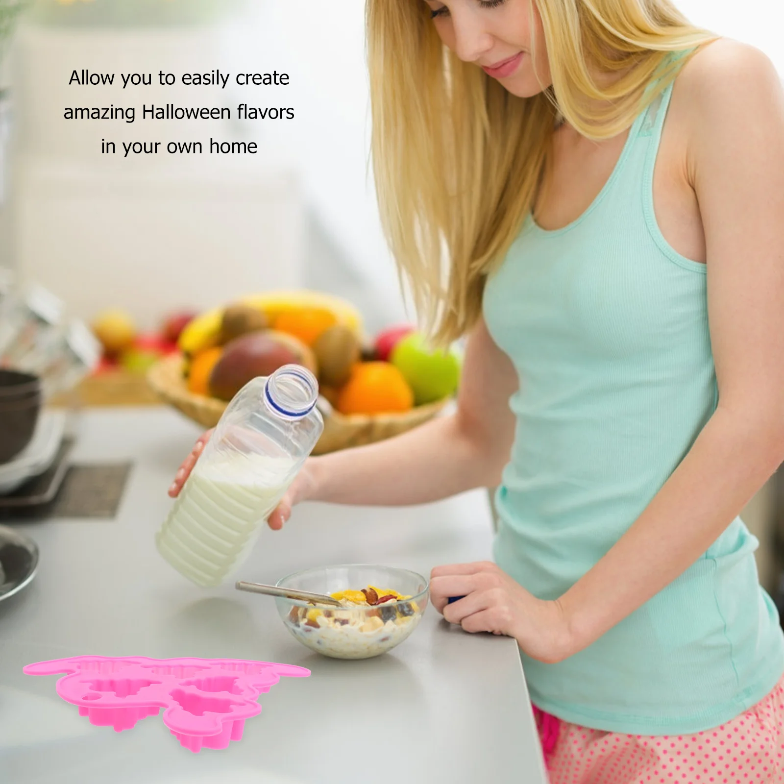 

Silicone Baking Molds Halloween Elements Nonstick Cake Chocolate Molds DIY Crafts Making Pudding Jelly Bread Pizza