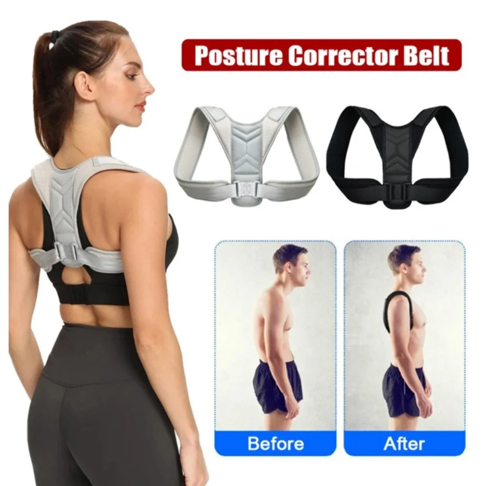 Back Shoulder Posture Corrector Adjustable Belt Clavicle Spine Support Reshape Your Body Home Office Sport Upper Back Neck Brace view 5