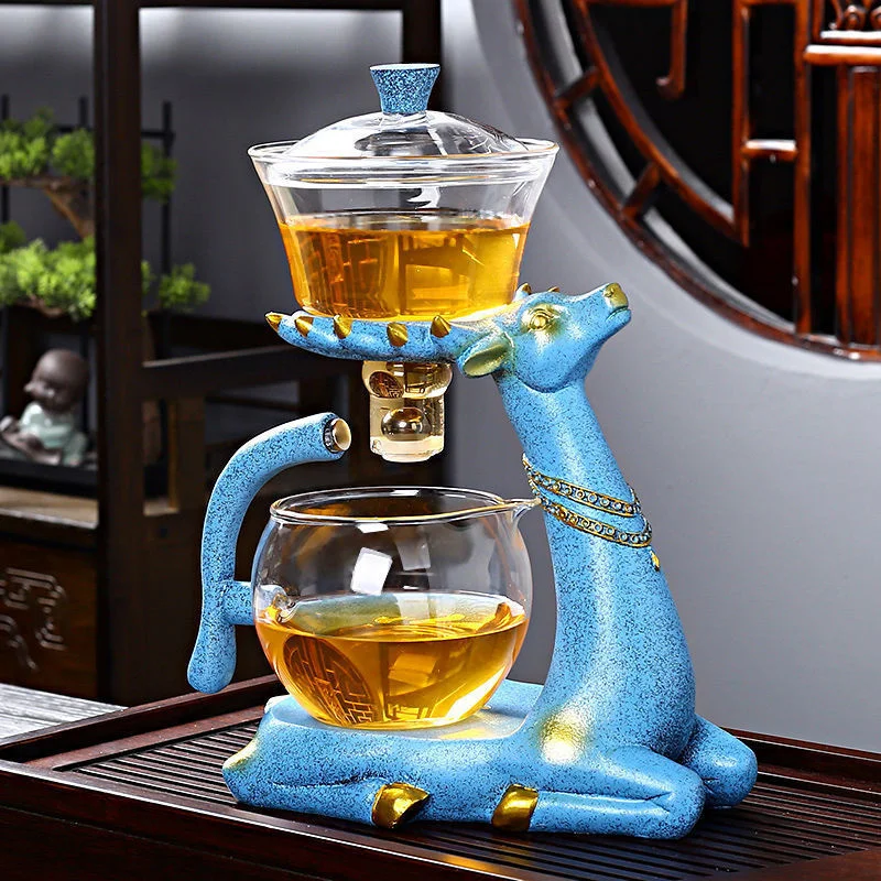 

Kungfu Glass Water Diversion For Kitchen Loose Infusers Kettles Cooking Tea Maker Glasses Magnetic Teapot Set