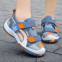 Boys Soft Sandals Fashion Children Shoes Solid Color Baby Sole Anti-slip Anti collision outdoor Girls Sandalias Flat Beach