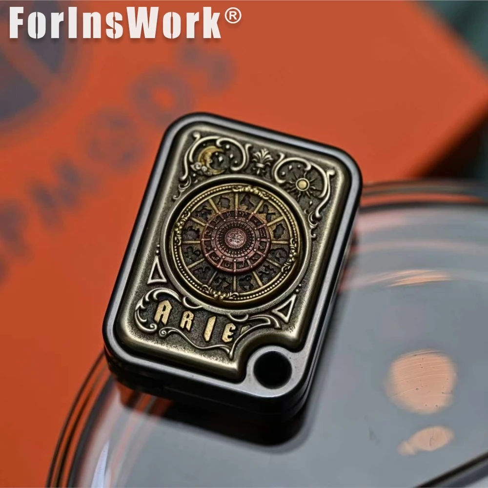 BPMODS Aries Patch Rotor Magnetic Positioning Metal Fidgets Toys Spinner Toys Office Desk Accessories Craft Toys