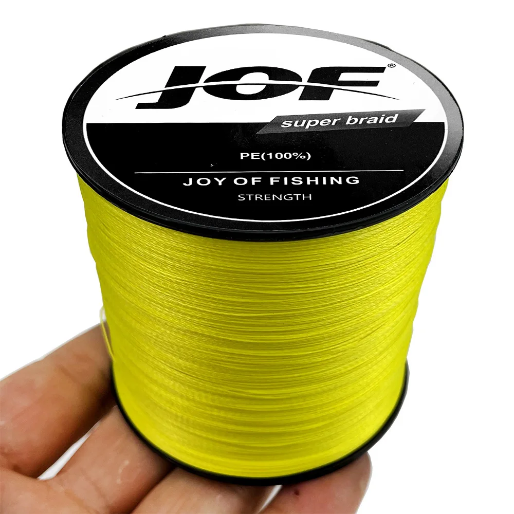 JOF NEW Multifilament 16 Strands Braided Fishing Line 500M 300M Sea Saltwater Jigging PE Wire Abrasion Resistant 25-200LB Pesca