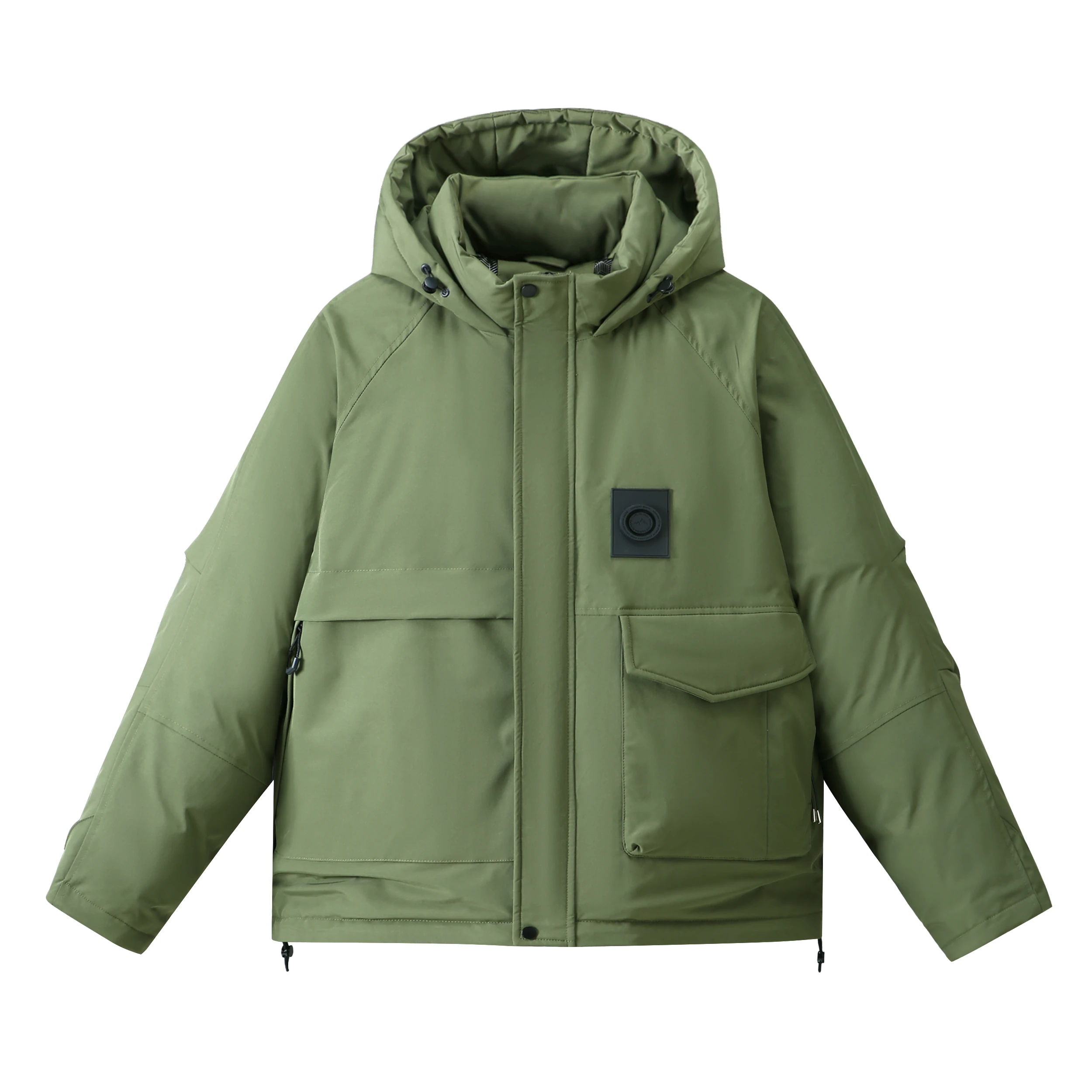 

Plus Size Fluffy Thickened Men's Winter Warm Jacket New Men Hooded Thickened Sweatproof Jacket