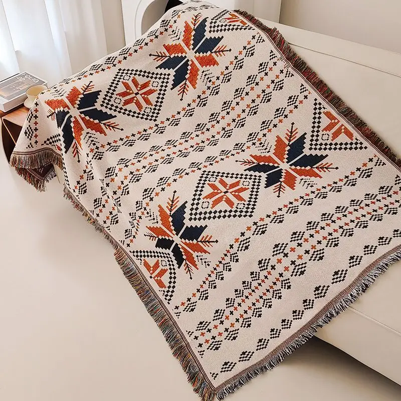 Yarn Double-sided Sofa Towel New Sofa Cover Four Season Universal Picnic Towel Multifunctional Blanket Cover