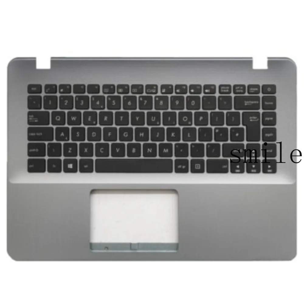 

Для ASUS X442 X442U X442UR X442UA A480U R419U F442U: клавиатура с подставкой для рук (C-корпус)