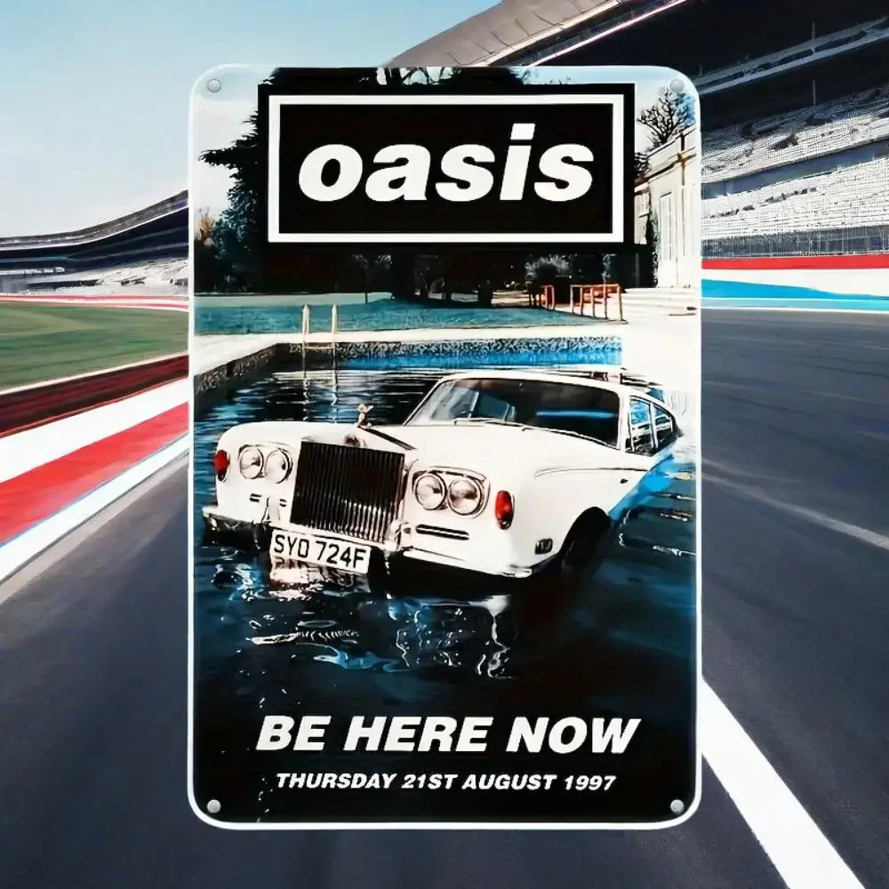 

Retro Metal Wall Art | Music Band Poster Decor for Home, Man Caves & Bars