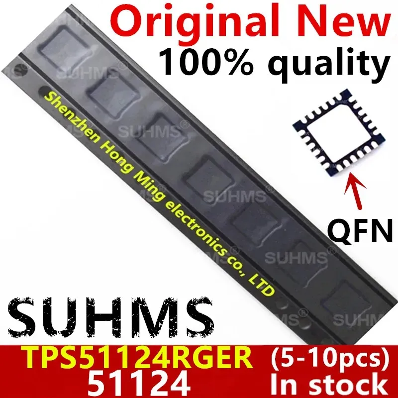 TPS51116RGER TPS51116 PS51116 51116 TPS51124RGER TPS51124 51124 QFN-24, 100% novo, 5-10 pcs