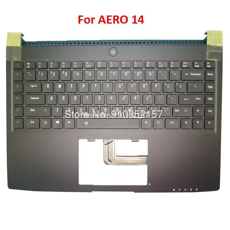 PalmRest&Keyboard For Gigabyte For AERO 14 P64W7 4RKP6407-00000-US1 27363-64W61-J11S Black New