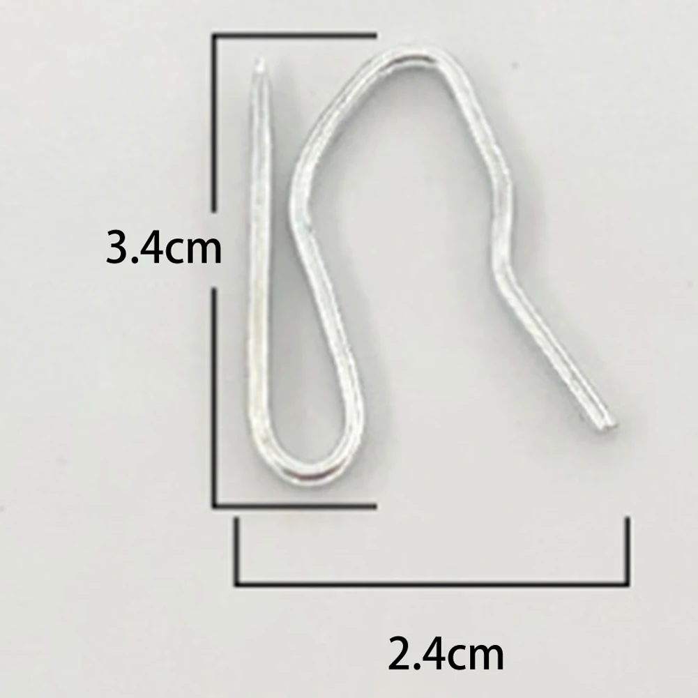 

Home Hook Window Hardware Silver 34mm X 24mm For Pinch Pleat For French Pleat Brand New High Quality Practical