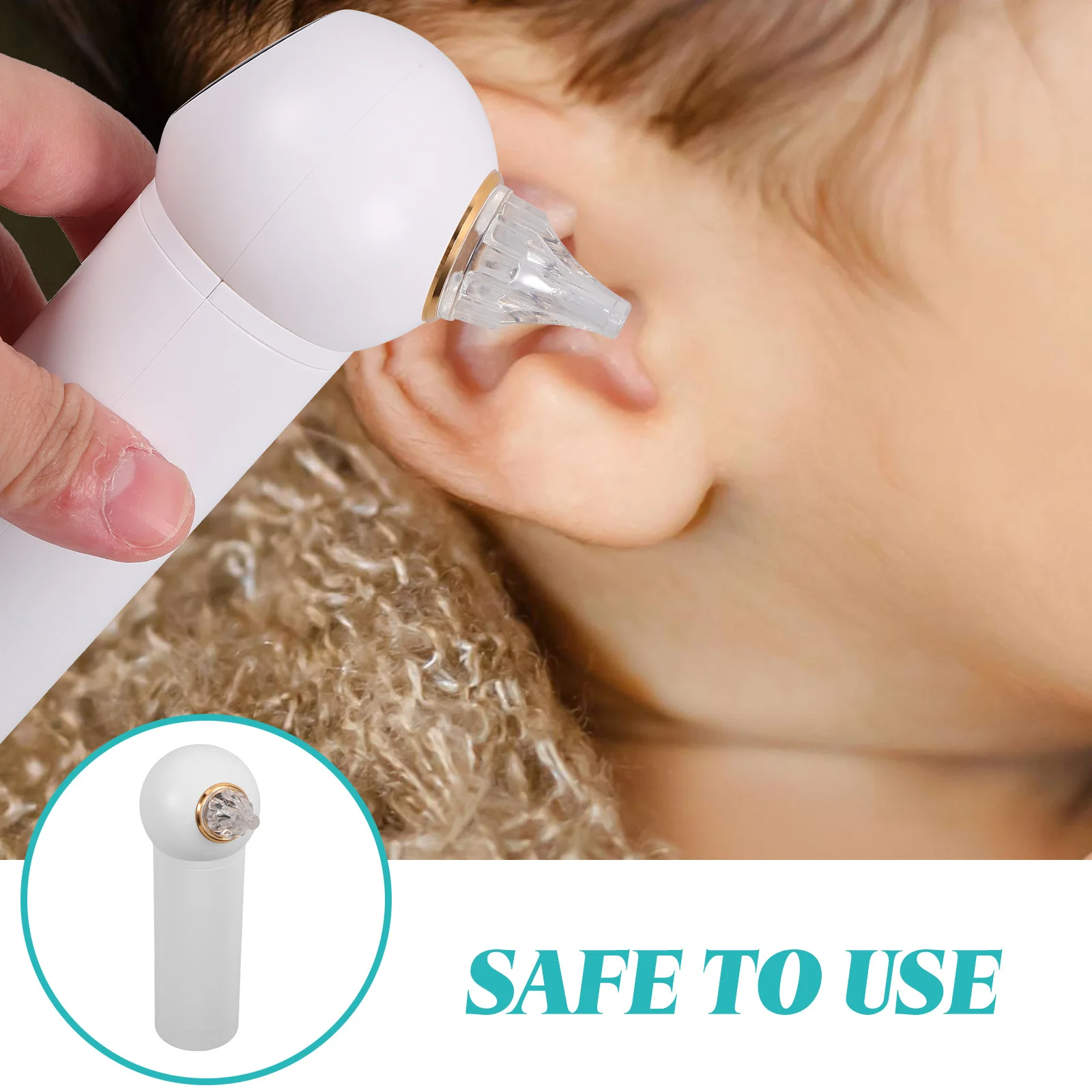 

1 комплект, электрическая сушилка для ушей, многоразовая портативная воздуходувка для теплого воздуха для влажных ушей после плавания, душа, путешествия, прочный материал ABS, ухо