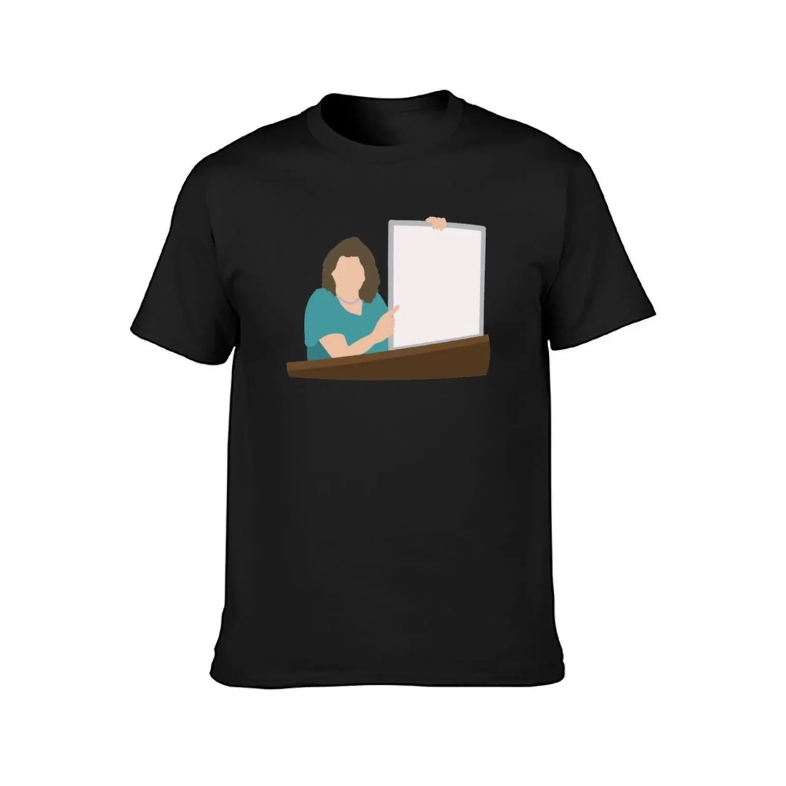 Katie Porter’s Whiteboard T-Shirt cute tops summer tops blanks blacks men clothings