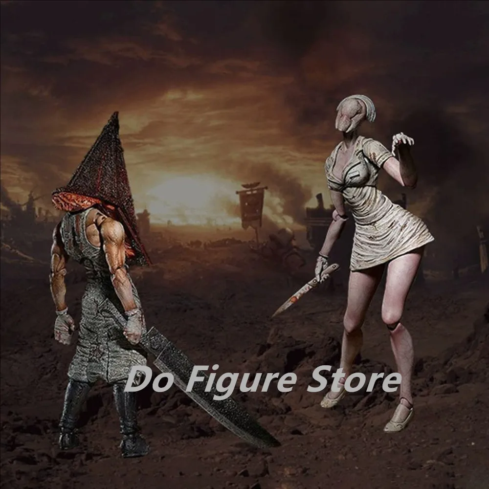 

Figma Sp-055 Silent Hill 2 Red Pyramd Thing Рисунок Bubble Head Медсестра Sp-061 Фигурка Хэллоуин Игрушка Кукла Подарок