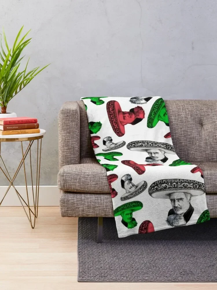 Mexican Flag Sombrero Vicente Pattern Throw Blanket Blankets Sofas Of Decoration Bed Blankets